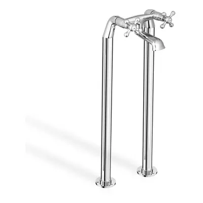 Stratford Traditional Freestanding Bath Filler Tap & Legs Set Chrome