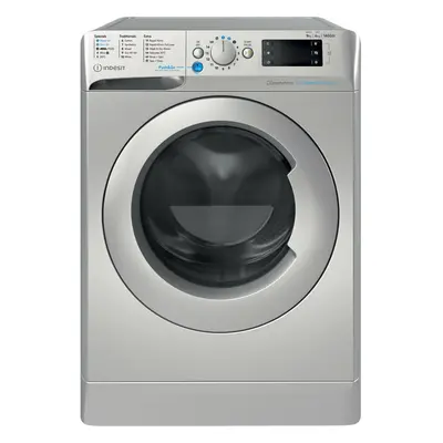 Indesit Push&Go 9Kg / 6Kg Washer Dryer - Silver - D Rated