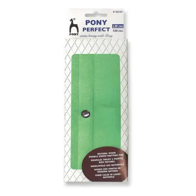 Pony Perfect Knitting Pins Double-Ended Sets of Five in Felt Case: Assorted Sizes P42544