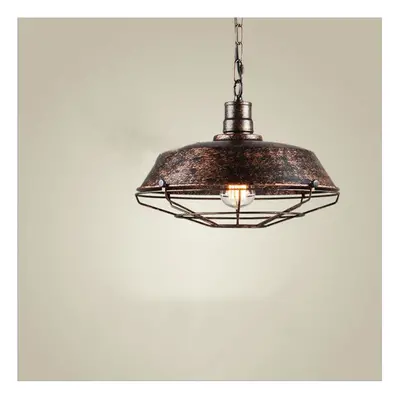 Retro Antique Pendant Lamp Vintage Pendant Light Rust 26CM Industrial Pendant Lamp Iron Metal Ch