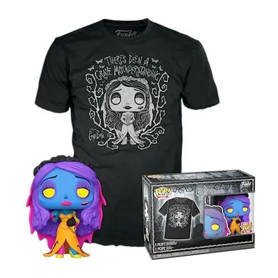 POP! & Tee: Corpse Bride - Emily - Blacklight - Medium - Warner Bros - T-Shirt - Clothes With Co