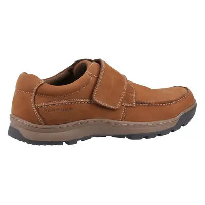 (Brown, (Adults')) Hush Puppies Casper Leather Men's Tan Nubuck Loafers