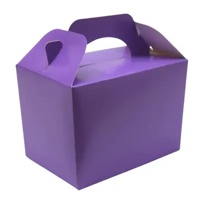 Lotus x Children/Kids Plain Coloured Party Boxes Carry Food Meal Fun Picnic Birthday Wedding Fav