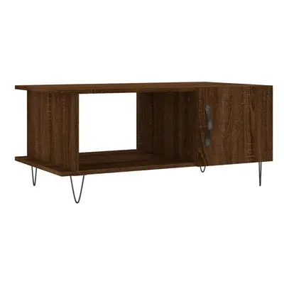 (brown oak) vidaXL Coffee Table Side Table Sofa Couch Table Grey Sonoma Engineered Wood