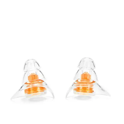 (Orange) Pairs Earplugs Noise Reduction Silicone Ear Plugs Camping Travel Sleeping Swimming Earp