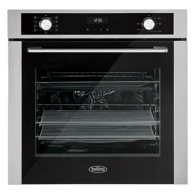 Belling BEL BI603MFC STA Built In Electric Single Oven - Stainless Steel - A Rated