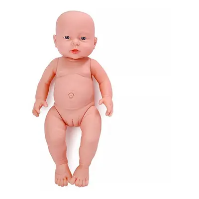 () Unpainted Blank Doll Mold Full Silicone Vinyl Reborn Doll Lifelike Take Care Training Figure 