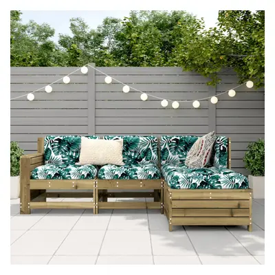 vidaXL Garden Sofa Set Piece Outdoor Sofa Corner Sofa Impregnated Wood Pine