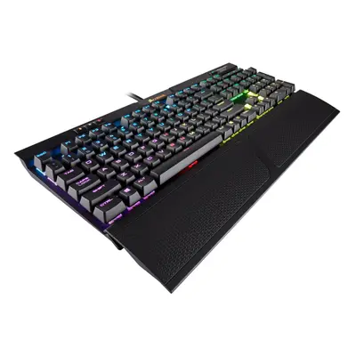 Corsair K70 RGB MK.2 Mechanical Gaming Keyboard, Cherry MX Red Switches, UK Layout, Black