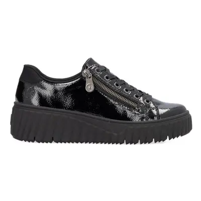 (6 (Adults')) N2501-00 | Black Patent | Women's Casual Trainers