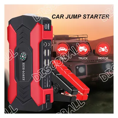 28000mah Car Jump Starter Pack 800A Booster Power Bank LED USB Battery Charger