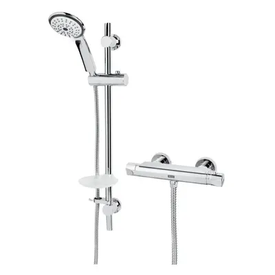 Bristan Artisan Thermostatic Fast Fit Shower Bar Valve Exposed Mixer Handset