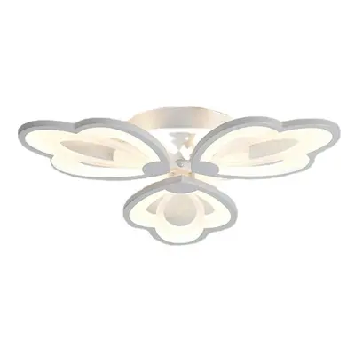 (3 Heads, Stepless dimming) Leaf Acrylic LED Ceiling Light Pendant Lamp Hallway Bedroom Dimmable