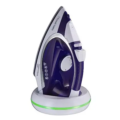 Russell Hobbs Freedom Cordless Iron, W, Purple/White, Porcelain