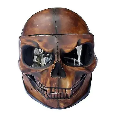 Motorcycle Helmet Nekromant Skull Ghost Skeleton Adults Halloween