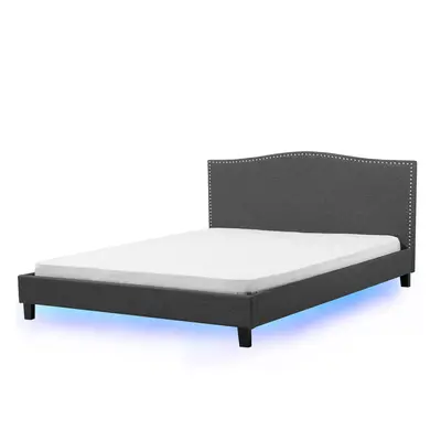 Bed Fabric MONTPELLIER x cm (EU Super King) LED Multicolour