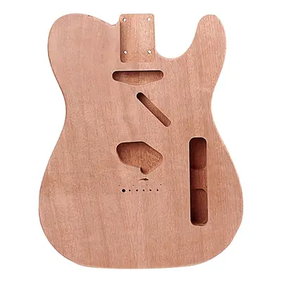 Electric Guitar Body Solid Wood DIY Accessory Natural Color