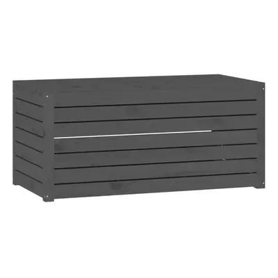 (grey, x 50.5 x 46.5 cm) vidaXL Garden Box Set Patio Wooden Outdoor Storage Box Piece Solid Wood