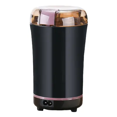 (Black, EU Plug) Electric Coffee Mill Grinder 800W 220V Transparent Lid Security Snap for Beans 