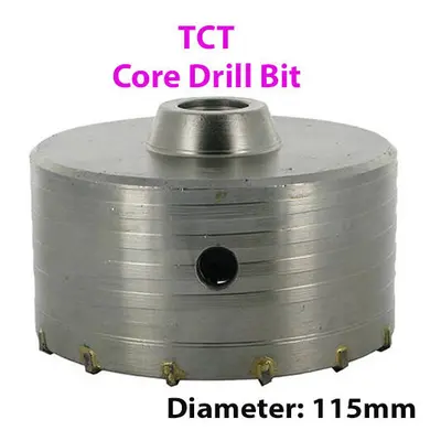 PRO 115mm (4.53") TCT Core Drill Bit Tile Marble Glass Brick Hole Saw Cutter