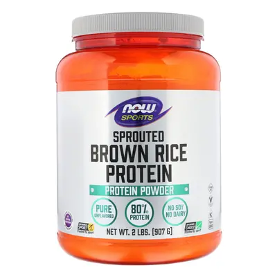 Now Foods, Sports, Sprouted Brown Rice Protein, Unflavored, lbs (907 g)