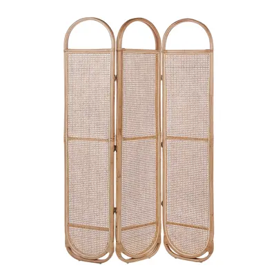 3 Panel Room Divider CORTONA Light Wood