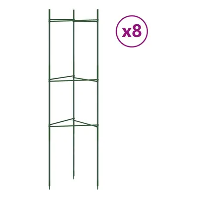 (without bag, cm/ pcs) vidaXL Tomato Cages Garden Climbing Plant Support Tomato Support Steel an