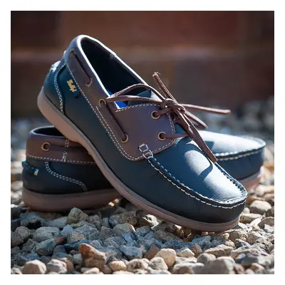 (Navy Blue, 3) Gallop Equestrian Deck Shoe