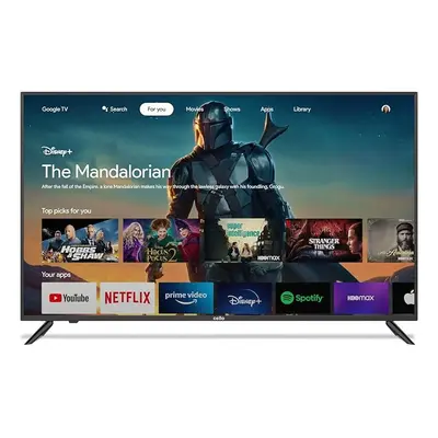 Cello ZG0256 inch 4K Ultra HD Smart Android TV with Freeview Play, Google Assistant, Disney+, Ne