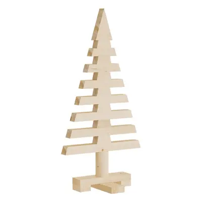 (60 cm) vidaXL Wooden Christmas Trees Xmas Tree for Decoration pcs Solid Wood Pine