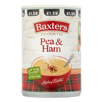 Baxters Favourites Pea and Ham Soup 400g (Pack of 12)