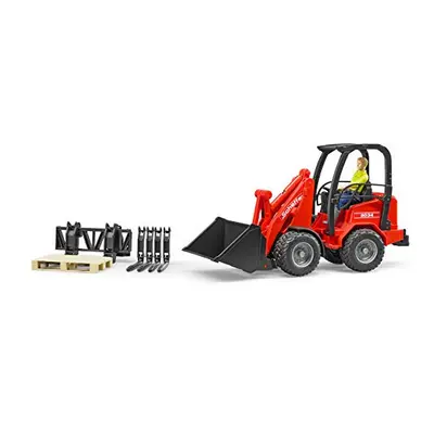 Schaeffer Compact Loader with Figure and Accessories