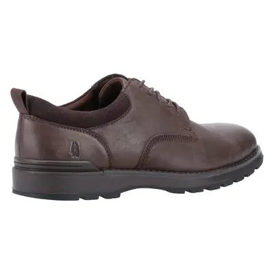 (Brown, (Adults')) Hush Puppies Dylan Leather And Suede Men's Brown Lace-Up Shoes