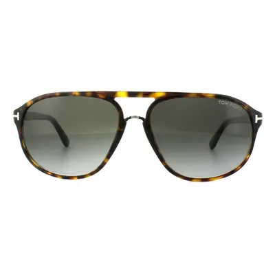 Tom Ford Sunglasses Jacob 52B Dark Havana Smoke Grey Gradient