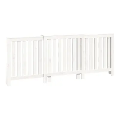 (white, x x cm) vidaXL Radiator Cover Wooden Heating Cover Radiator Cabinet Solid Wood Pine