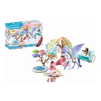 71246 Princess Picnic with Pegasus Carriage Promo Pack, including a child's tiara, Fun Imaginati