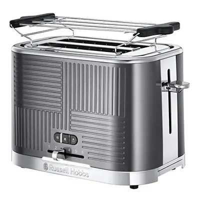 Russell Hobbs Toaster stainless steel Geo grey