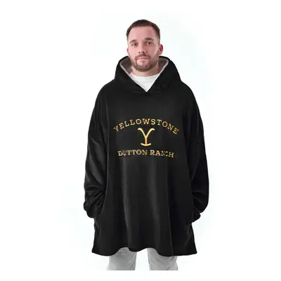 Yellowstone Blanket Hoodie (Mens Black)