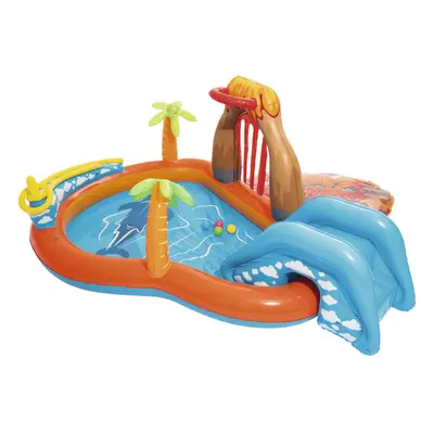 Bestway Play Centre Paddling Pool Inflatable Swimming Pool Lava Lagoon