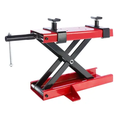 AREBOS Motorbike Lift | Motorcycle jack | 500kg | Red | Spindle drive | to mm Height adjustable