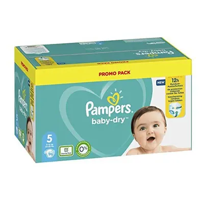 Pampers Baby-Dry Pants Nappies, White