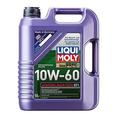 Liqui Moly 10W-60 Fully Synthetic Engine Oil Synthoil Race Tech Gt1 5L