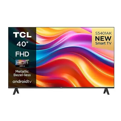 TCL 40S5401AK 40-inch Television, HDR, FHD, Smart TV Powered by Android TV, Bezeless design (Kid