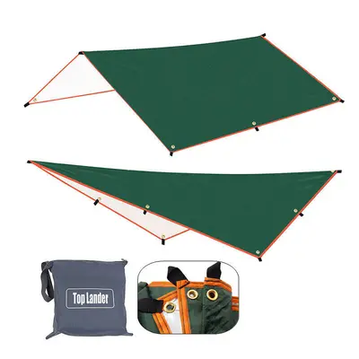 Top Lander 3x4m Sun Shelter Waterproof Awning Tarp Tent Ultralight Garden Canopy Outdoor Camping