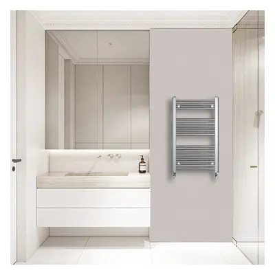 (800x500mm) Warmehaus Straight Heated Towel Rail Central Heating for Bathroom Kitchen Radiator L