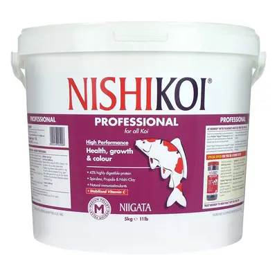 Nishikoi Niigata Professional Food for All Koi Carp Medium Pellets - 5kg