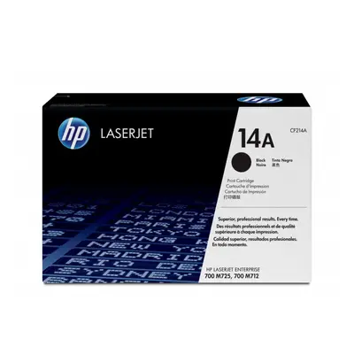 HP CF214A (14A) Black Toner Cartridge, 10K Pages