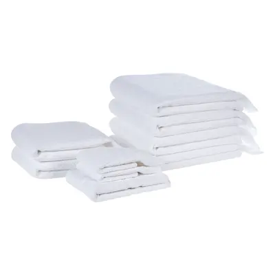 Set of Towels ATIU Terry Cotton White