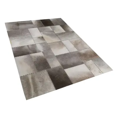 Cowhide Area Rug Brown x cm PERVARI