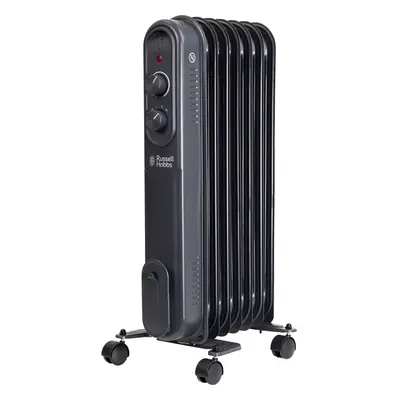 Russell Hobbs Fin Oil Filled Radiator 1500W - Anthracite